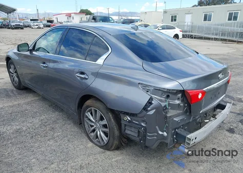 2017 Infiniti Q50 2.0T Base z USA, uszkodzony, nr VIN JN1CV7AP7HM640801